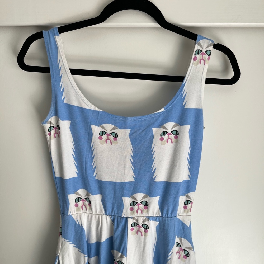 Nooworks Vacation Dress in Grumpy Cat, size Small